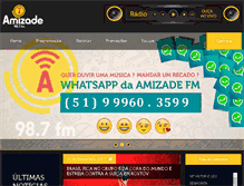 Tablet Screenshot of amizade.fm.br